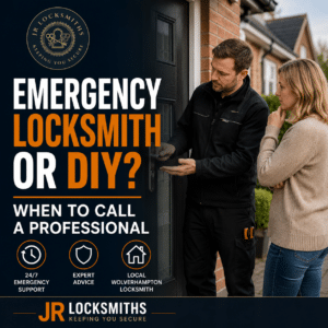 Emergency locksmith or DIY advice for homeowners dealing with lock problems in Wolverhampton