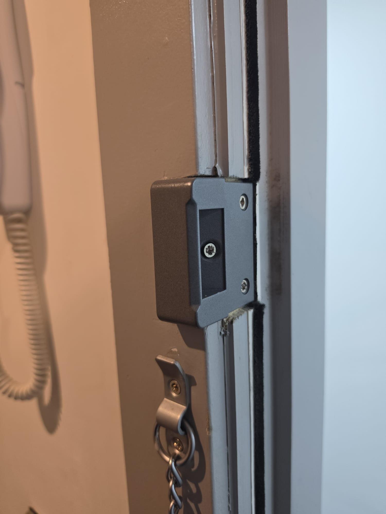Nightlatch keep fitted during a lock replacement in Wolverhampton WV2