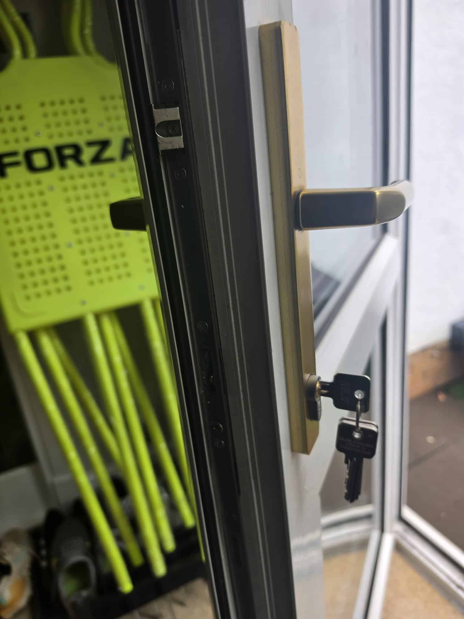 Door after full locking mechanism replacement in Tettenhall